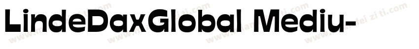 LindeDaxGlobal Mediu字体转换